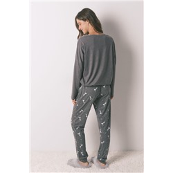 Pijama largo 100% algodón Snoopy