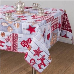 Столовый набор "Чудеса":скатерть 150*180 см.+6 салф. рогожка