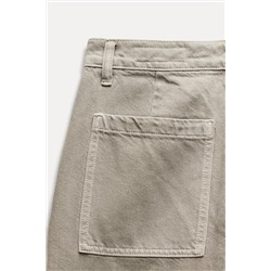 ZW COLLECTION MID-WAIST LONG BERMUDA SHORTS