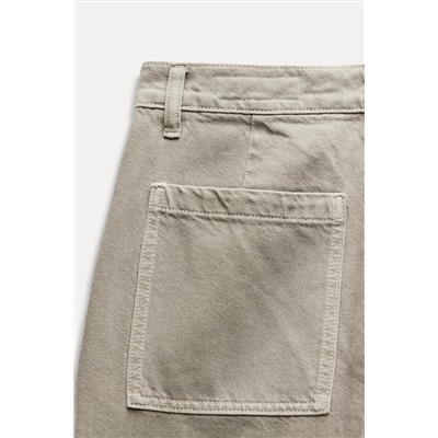 ZW COLLECTION MID-WAIST LONG BERMUDA SHORTS