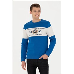 Erkek Saks Sweatshirt