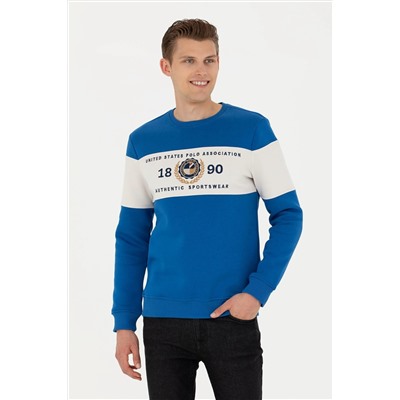 Erkek Saks Sweatshirt