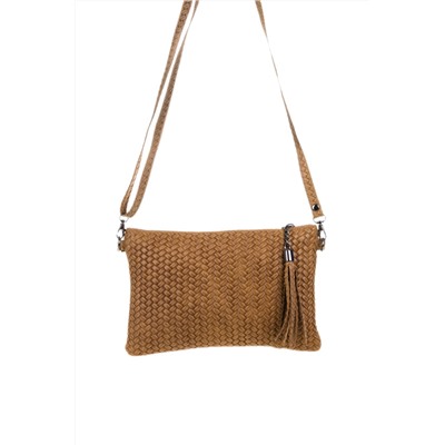 Bandolera de piel Camel - Firenze Artegiani
