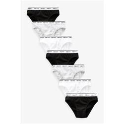 Black & White Bikini Briefs 7 Pack (2-16yrs)