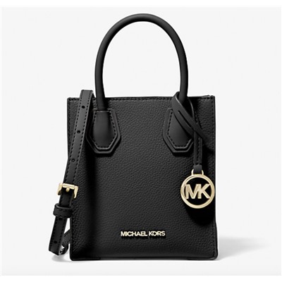 MICHAEL MICHAEL KORS Mercer Extra-Small Pebbled Leather Crossbody Bag
