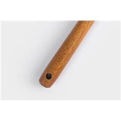 Лопатка с прорезями, 32 см, силикон/дерево, молочный, Wenge, 63415
