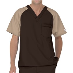 UA Best Buy Scrubs Men's Color Block Scrub Top