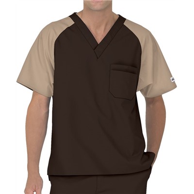 UA Best Buy Scrubs Men's Color Block Scrub Top