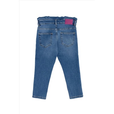 Kız Çocuk Açık Mavi Jean Pantolon