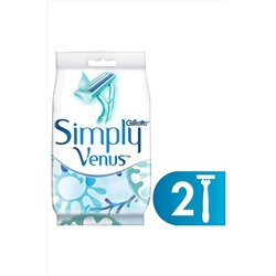Gillette, Venüs Simply 2 Kadın Tıraş Bıçağı 2'li (Yeni)