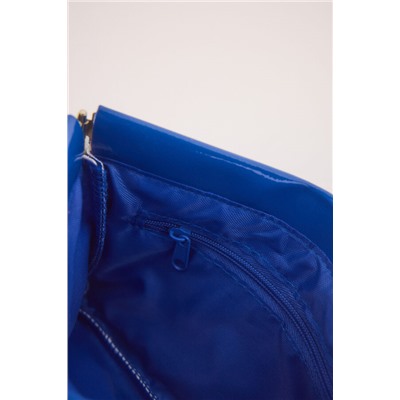 Mini monedero charol azul