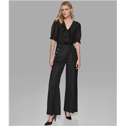 LINEN BLEND SAILOR PANT
