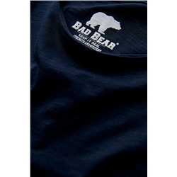 Bad Bear, O-neck T-shirt Lacivert Basic Erkek Tişört
