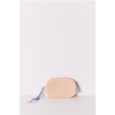 Monedero estampado blanco