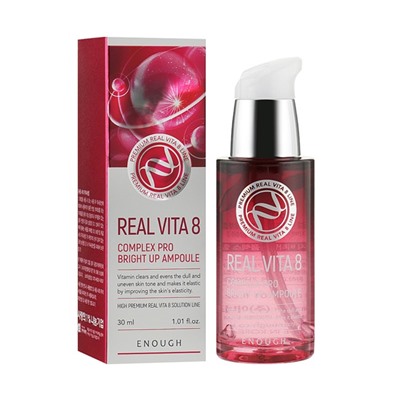 Premium Real Vita 8 Complex Pro Bright Up Ampoule, Сыворотка для придания яркости с экстрактом облепихи