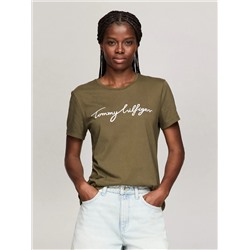 Embroidered Signature Crewneck T-Shirt