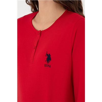 Kadın Kırmızı Pijama Takımı