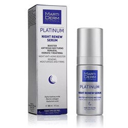 Martiderm Platinum Ночная обновляющая сыворотка 30 мл