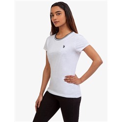 RINGER NECK TRIM T-SHIRT