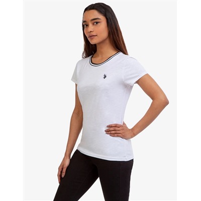 RINGER NECK TRIM T-SHIRT