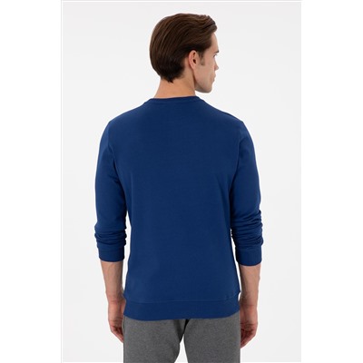 Erkek İndigo Sweatshirt