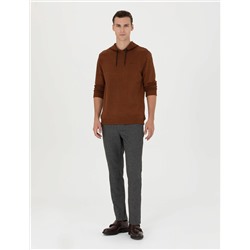 Kahverengi Ex. Slim Fit Kumaş Pantolon