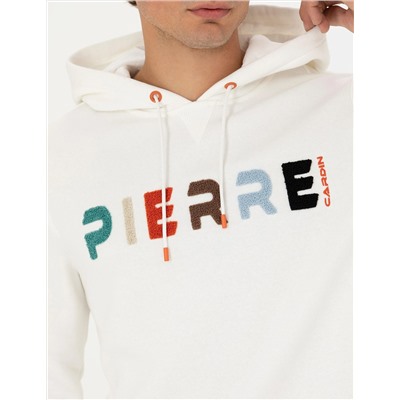 Beyaz Regular Fit Sweatshirt