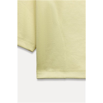 INTERLOCK CROP TOP