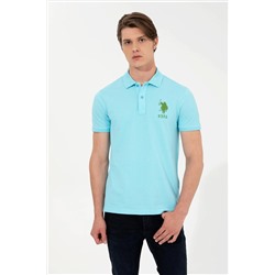 Erkek Turkuaz Polo Yaka Tişört