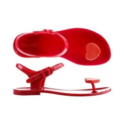 САНДАЛИИ ZHOELALA HEART TO HEART (КРАСНЫЕ) / ZHOELALA HEART TO HEART (RED)
