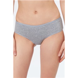 Shorty Pure Coton Gris