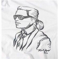 Повседневная хлопковая футболка KARL LAGERFEL*D ОРИГИНАЛ!