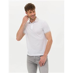 Ekru Slim Fit Polo Yaka Tişört