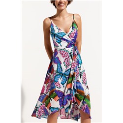 Vestido playero mariposas