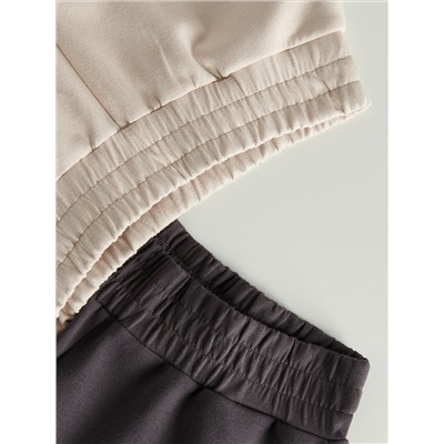 Shorts aus Sweatjersey