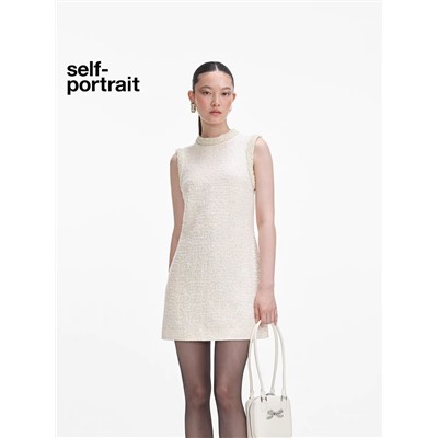 Утонченное твидовое  платье   Sel*f - portrai*t