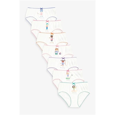 White Days Of The Week Briefs 7 Pack (1.5-12yrs)