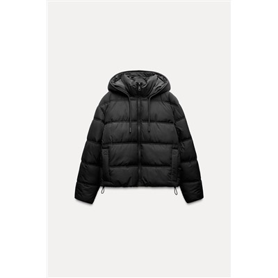 WATER AND WIND PROTECTION SHORT PUFFER ANORAK