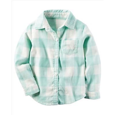 Buffalo Check Button-Front Top