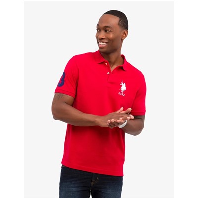 BIG LOGO SOLID POLO SHIRT