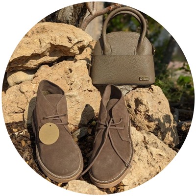 AB.Z. SAFARY LODO+Ab.Zapatos PELLE Peque (550) taupe АКЦИЯ