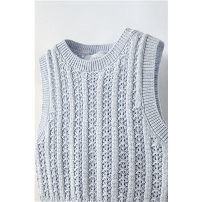 CROCHET KNIT TOP