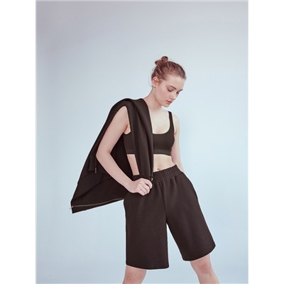 Shorts aus Sweatjersey