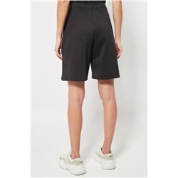Bermudas con cintura alta Negro