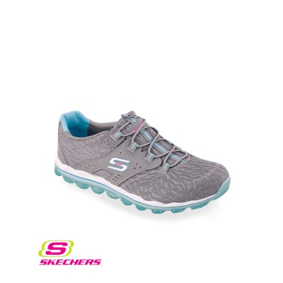 Skechers Lite SkechAir Athletic Gray/Blue Nursing Shoe