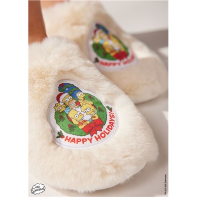 Pantoffeln Soft The Simpsons Happy Holidays