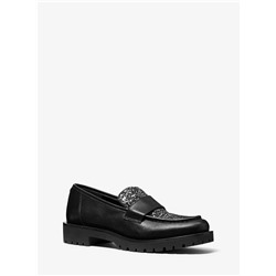 Holland Glitter and Leather Loafer