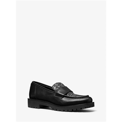Holland Glitter and Leather Loafer