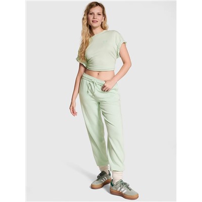 PINK Ivy Fleece Campus Sweatpants