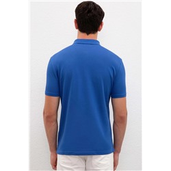 Erkek Saks Basic Polo Yaka Tişört